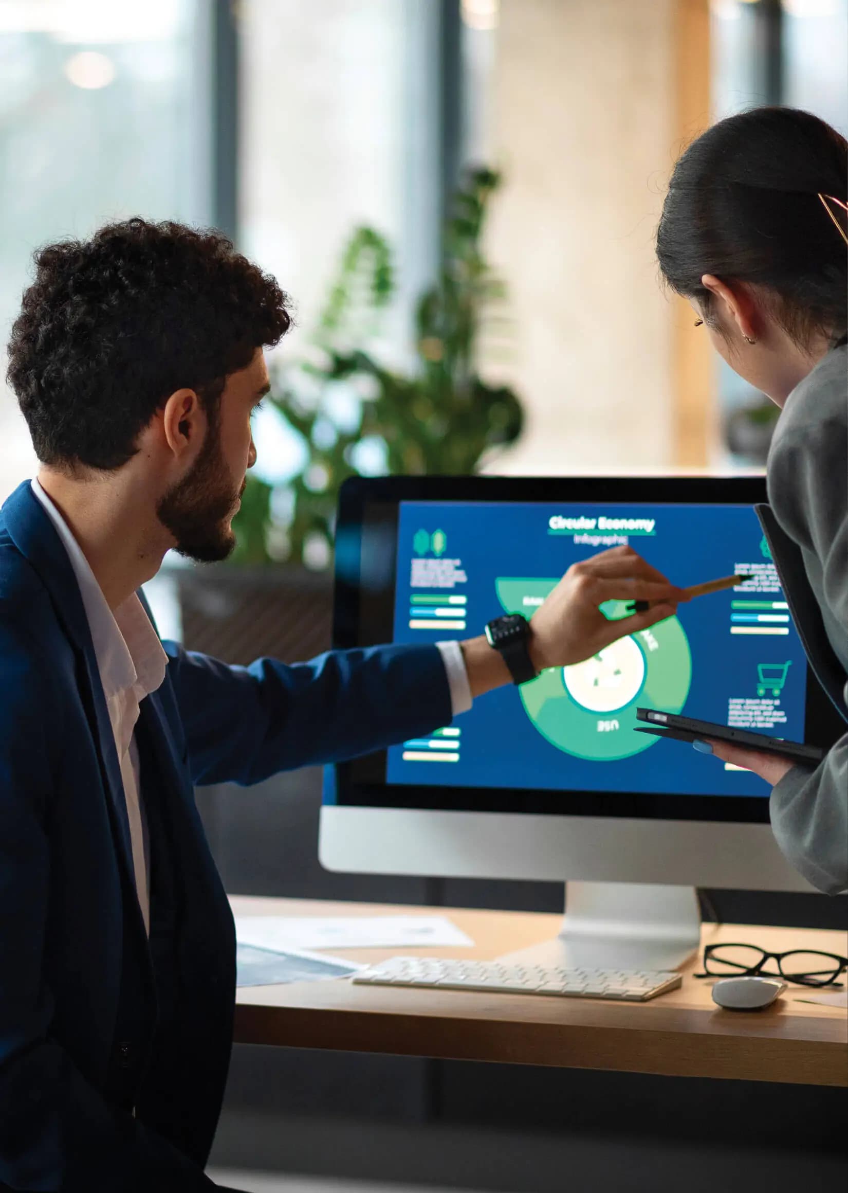 Placeholder — replace with a photo of a team reviewing a booking dashboard